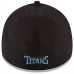 Men's Tennessee Titans New Era Black Tone Tech Three 39THIRTY Flex Hat 3016171